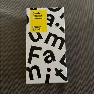 Cards Against Humanity Family Edition Card Game - Black and White